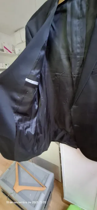 Traje de chaqueta hombre negro emidio tucci