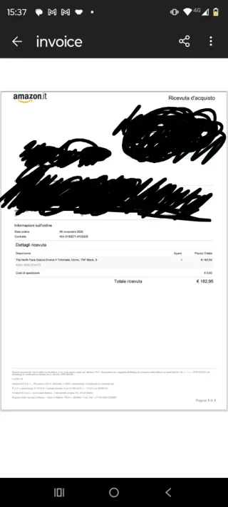 The North Face Glacier full zip Nero Taglia S