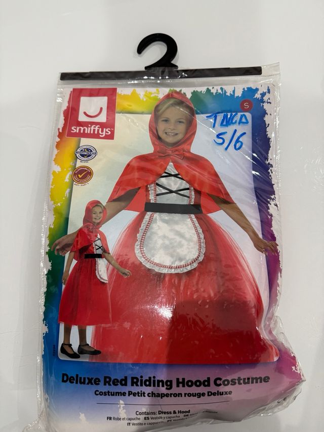Disfraz Caperucita Roja Smiffys Talla 5/6