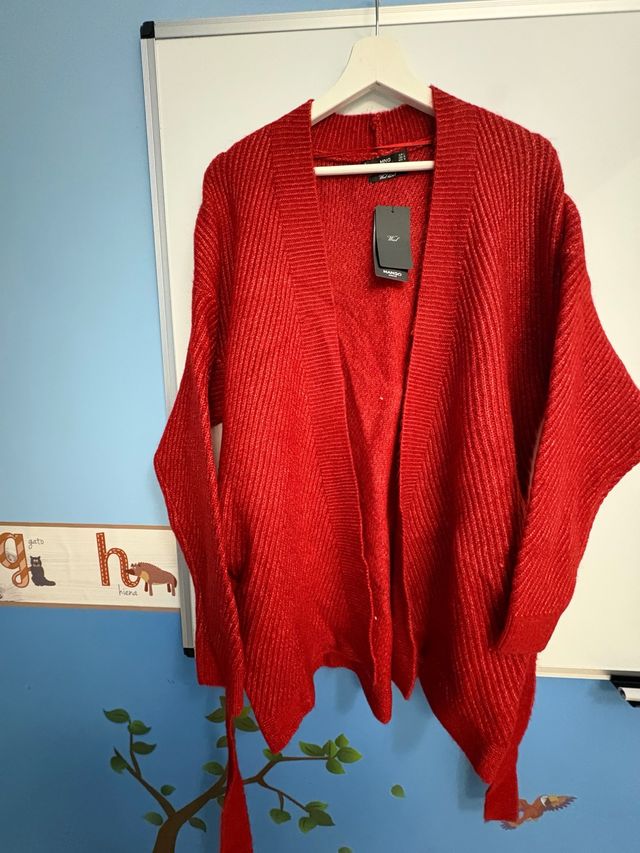 Rebeca Mango Lana Roja Talla L