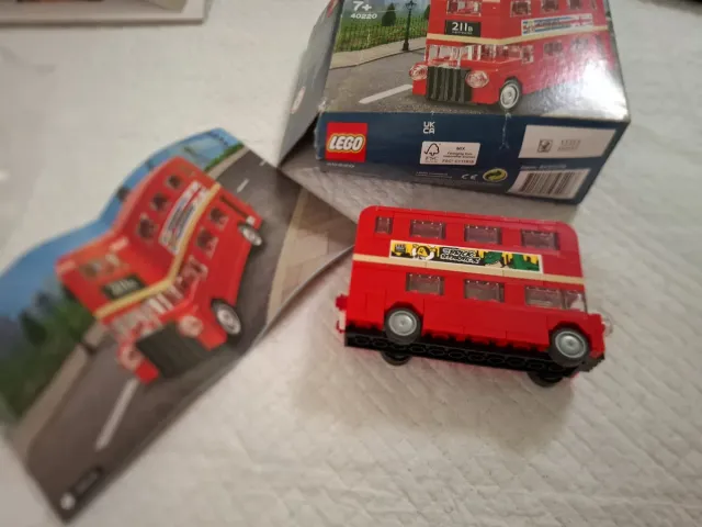 Lego Creator 40220 Autobús Rojo Doble