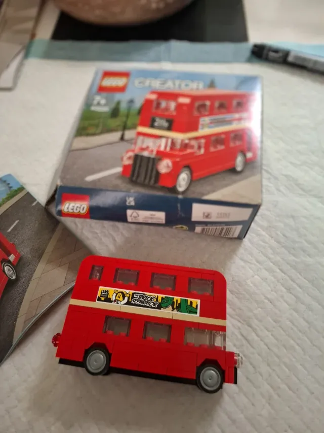 Lego Creator 40220 Autobús Rojo Doble