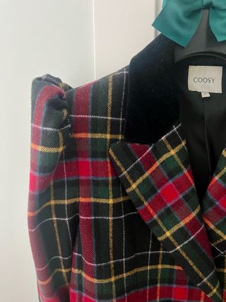 Traje Coosy cuadros talla M