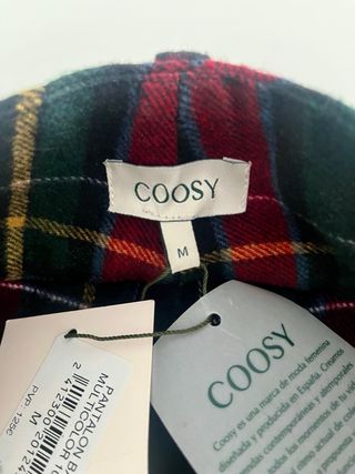 Traje Coosy cuadros talla M