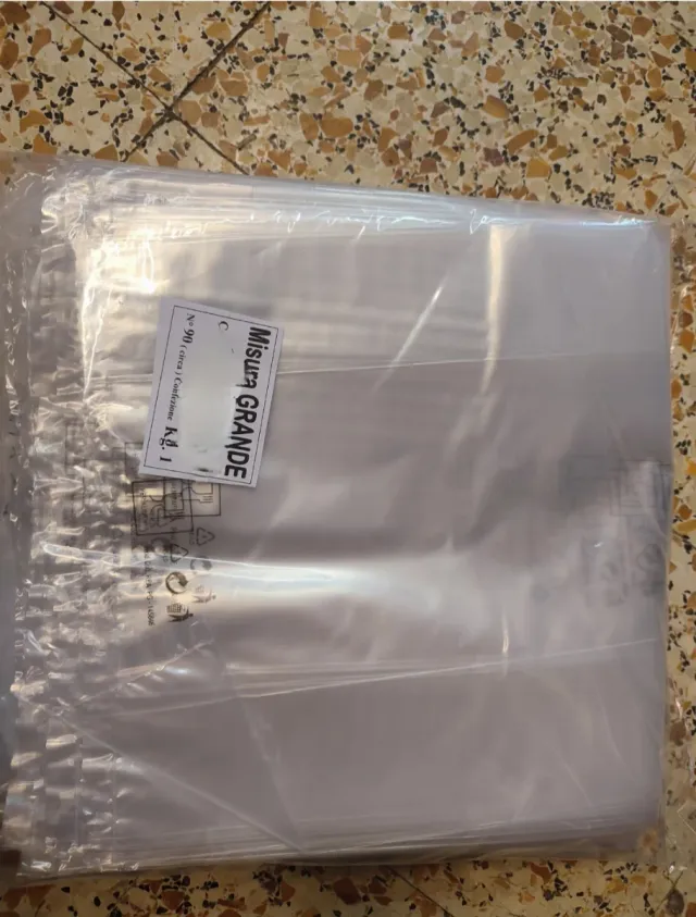 Bolsas de plástico transparentes