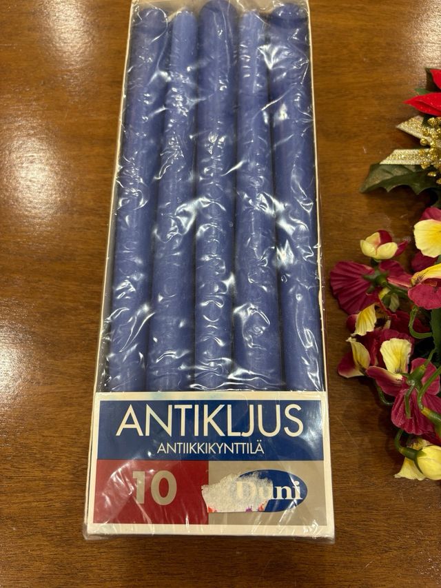 Set Svedese natalizio 12 Candele + 7 Ghirlande