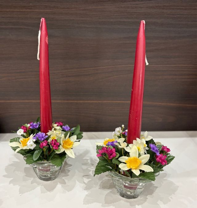 Set Svedese natalizio 12 Candele + 7 Ghirlande