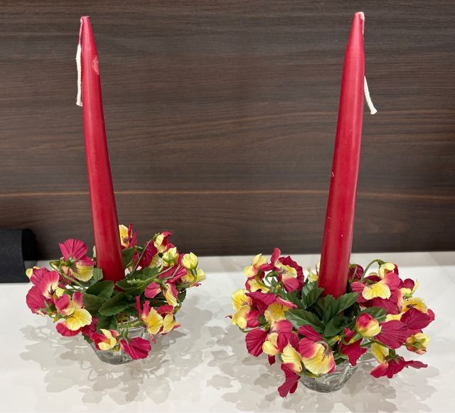 Set Svedese natalizio 12 Candele + 7 Ghirlande