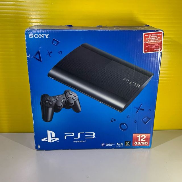 Sony PS3 Console Nera 12 gb completa
