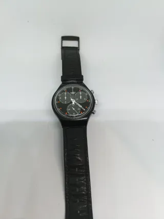 Swatch Chrono Wall Street Reloj Negro