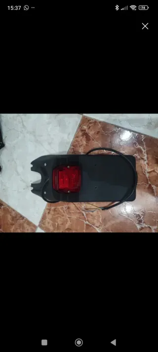 Colín trasero moto F Cross Hebo para ITV