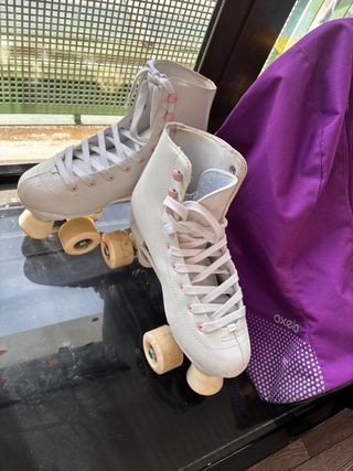 Patinetes Oxelo Blancos Talla 39 nuevos!