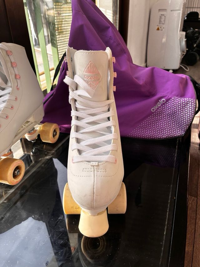 Patinetes Oxelo Blancos Talla 39 nuevos!