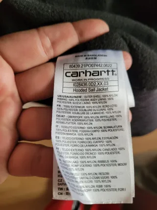 Cazadora Carhartt WIP Invierno Talla XL