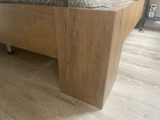 Estructura cama madera 180cm con cabecero