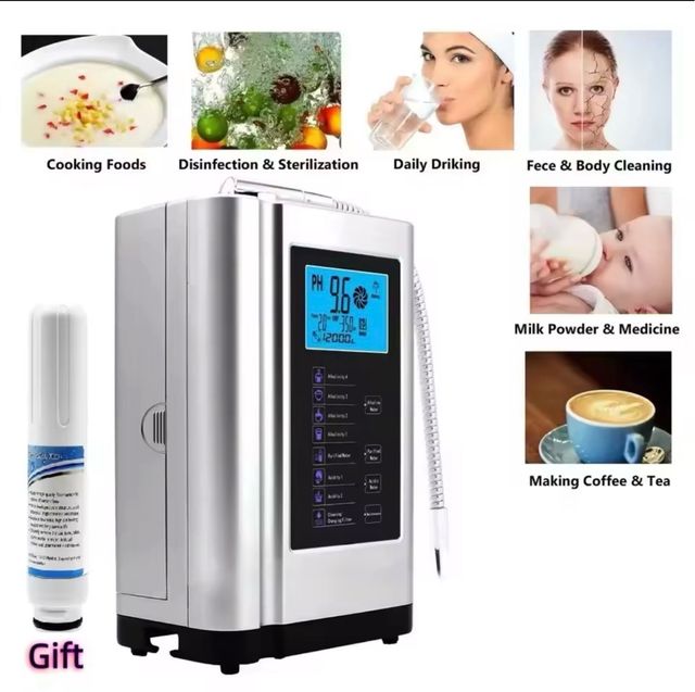 Ionizador Agua Alcalina 7 Placas LCD