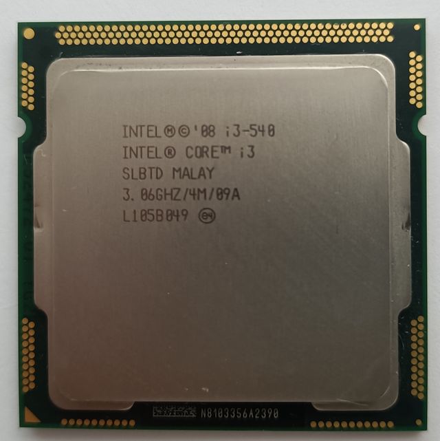 CPU Intel i3-540 3.06GHz Socket 1156