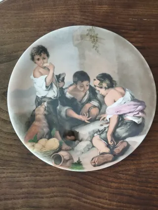 4 Pratos de coleção Wood & Sons The