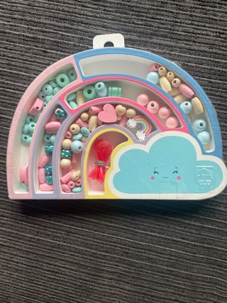 Set de cuentas de madera para manualidades