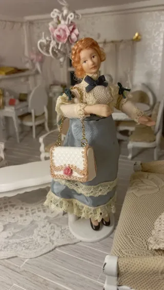 Borsetta miniatura Dollhouse 1:12