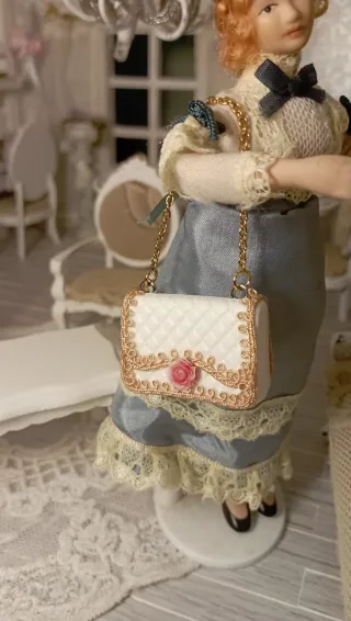 Borsetta miniatura Dollhouse 1:12