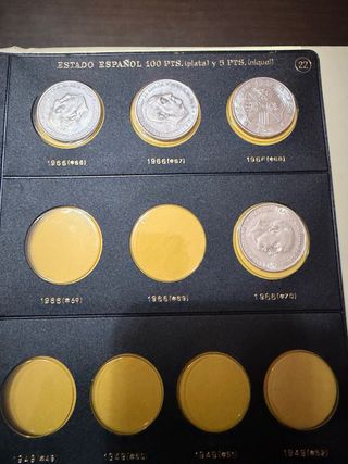 Álbum Monedas Franco Estado Español