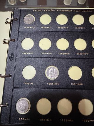 Álbum Monedas Franco Estado Español