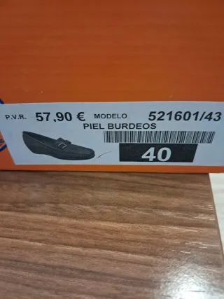 Zapatos mujer 48 horas sin estrenar.