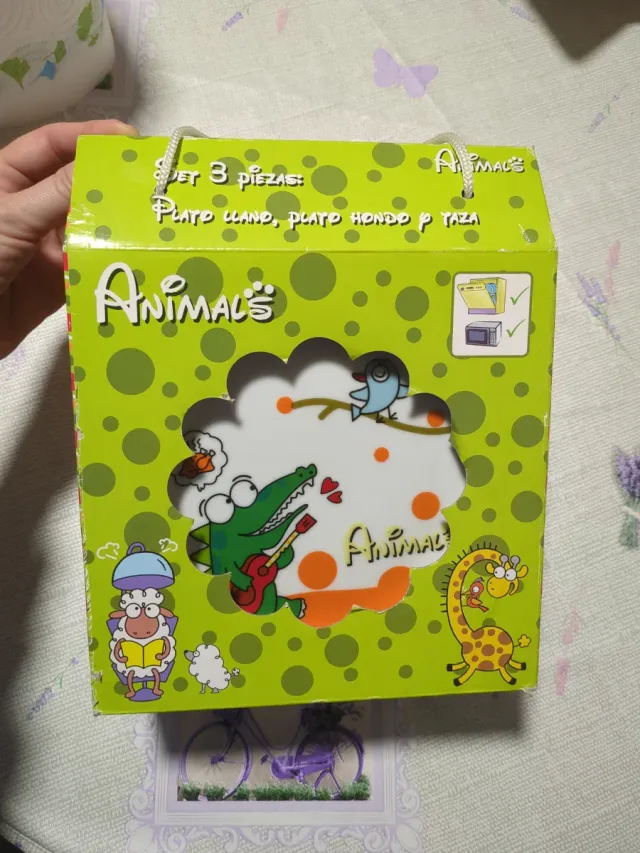 Set 3 Piezas Vajilla Infantil Animals