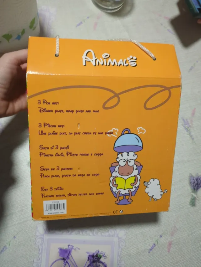 Set 3 Piezas Vajilla Infantil Animals