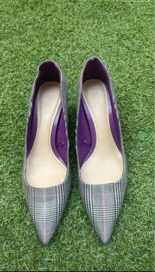 Zapatos de vestir Zara a cuadros