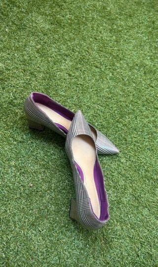 Zapatos de vestir Zara a cuadros