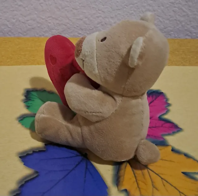 Peluche Osito Corazón Rojo con Corazones