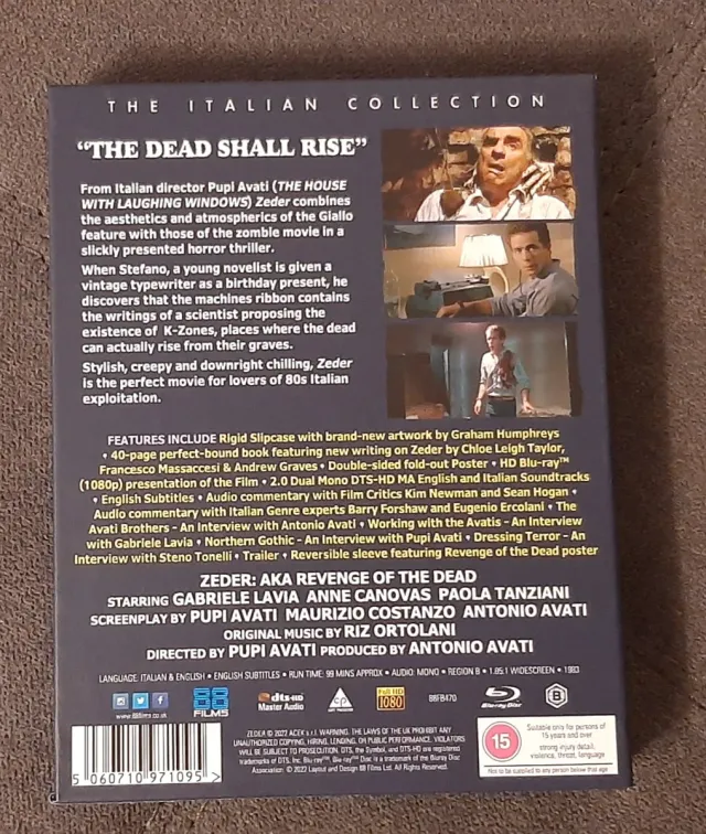 ZEDER Di Pupi Avati bluray