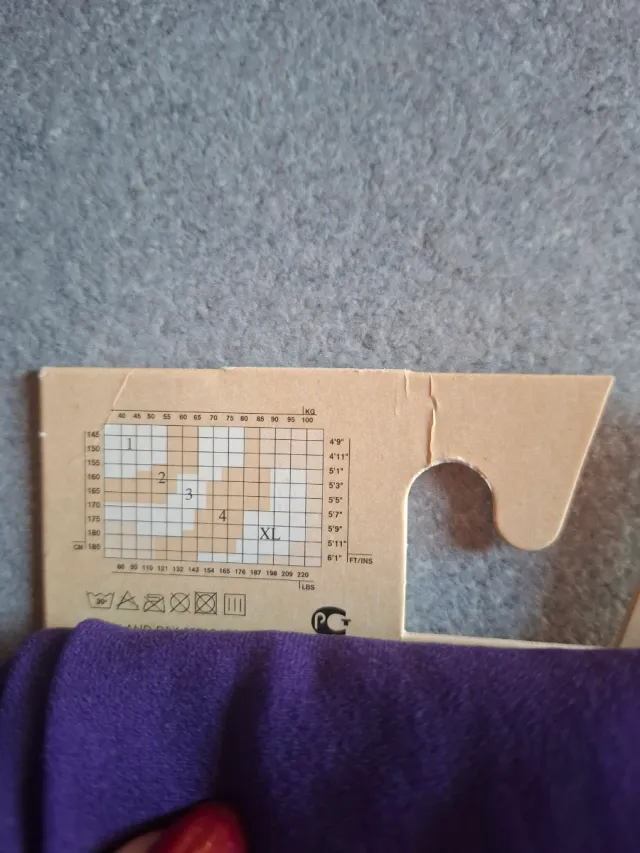 Collant Calzedonia Microfibra 100 Den Tg. 3 viola