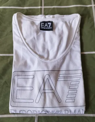 T-shirt EA7 Emporio Armani elasticizzata cotone