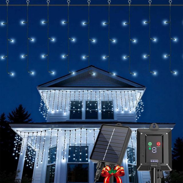 NUEVO - Luces Solares Exterior Navidad 3M+5M