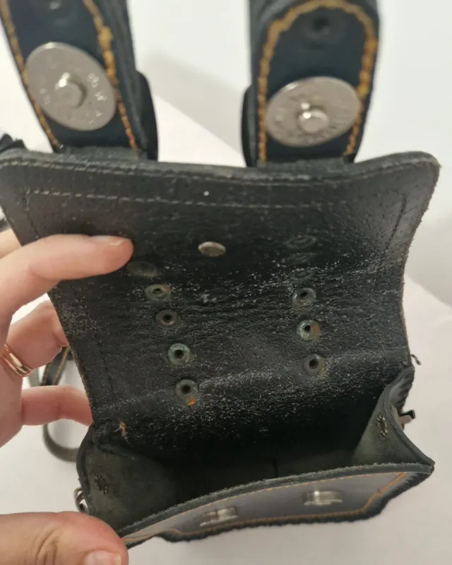 Bolso mini cuero Pepe Jeans azul marino