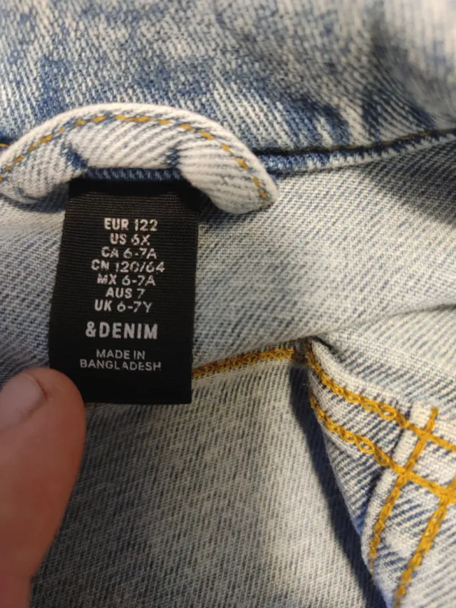 Chaqueta tejana niño/a Talla 6