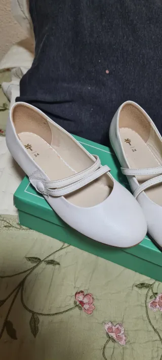Zapatos comunión niña marca blancos