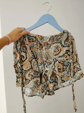 Shorts Zara Estampado Paisley