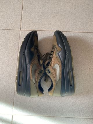 Tenis Nike Air Max 1 Marrones y Verdes