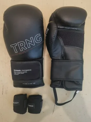 Guantes Boxeo TRNG Decathlon Outshock