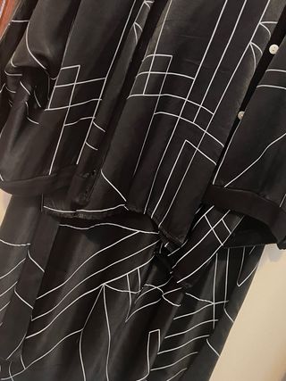 Conjunto 3 piezas negro y blanco