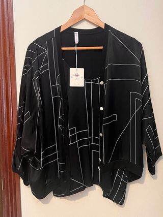 Conjunto 3 piezas negro y blanco