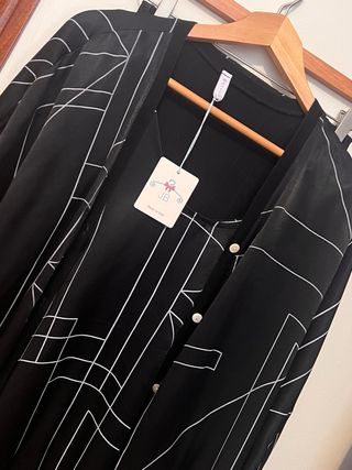 Conjunto 3 piezas negro y blanco