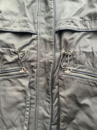 Parka Zara TRF verde militar