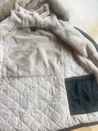 Parka Zara TRF verde militar