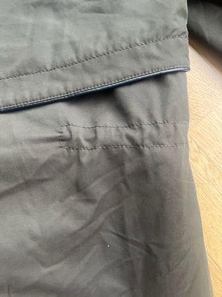 Parka Zara TRF verde militar