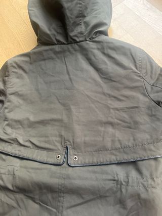 Parka Zara TRF verde militar